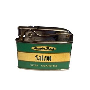 VTG Salem Menthol Cigarettes Zenith Japan Advertising Lighter 1950sTobacco Promo